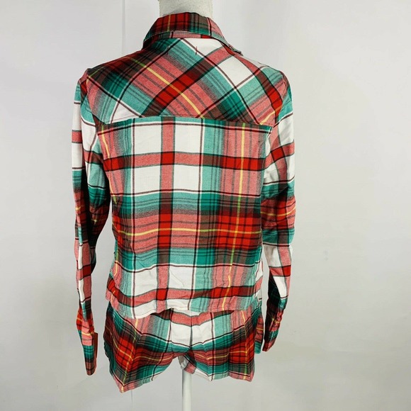 Colsie 2pc Plaid Pajama Set Red Sz Small NWT - Picture 6 of 8